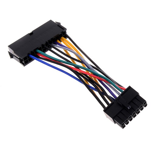 24Pin 24P to 14Pin ATX power supply cord adapter cable for lenovo ibm dell ^GU - 第 5/6 張圖片