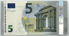 Banknote - EU 2013 €5 Euro Bank Note P-20, Lagarde, UNC