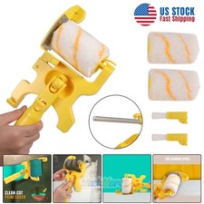 For Wall Ceiling Multifunctional Clean-Cut Paint Edger Roller Brush Safe Tool US