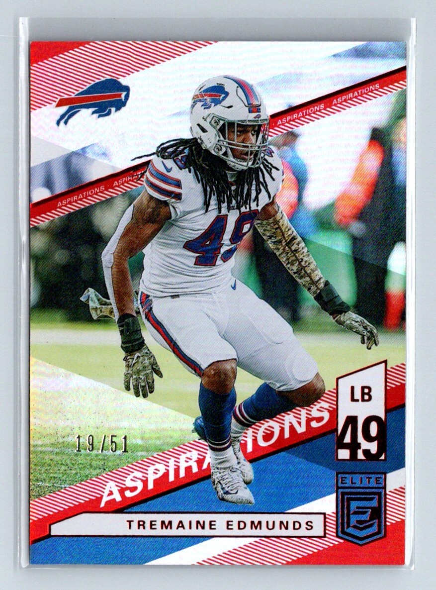 2019 Panini Donruss Elite Aspirations Tremaine Edmunds #/51