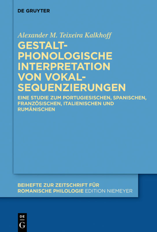 Gestaltphonologische Interpretation Von Vokalsequenzierungen |