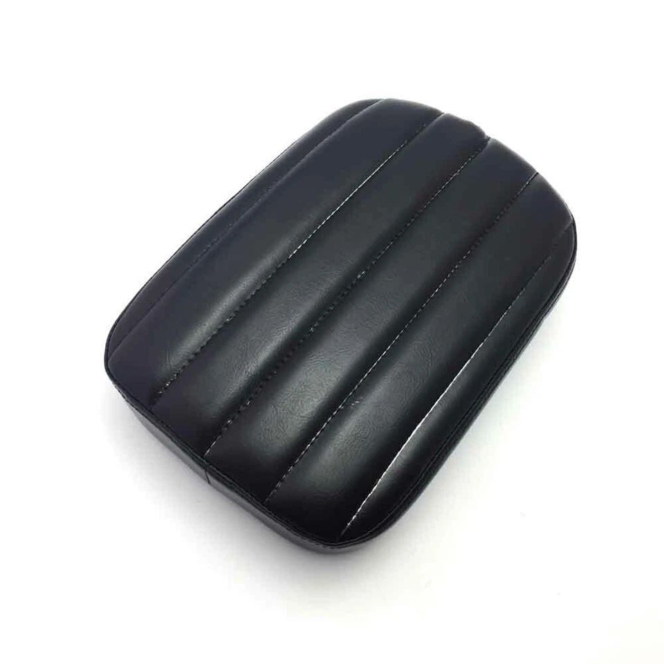 Almohadilla de asiento de pasajero trasero Pillón forma rectangular 8 ventosas para Harley CAO Foto 2 de 4