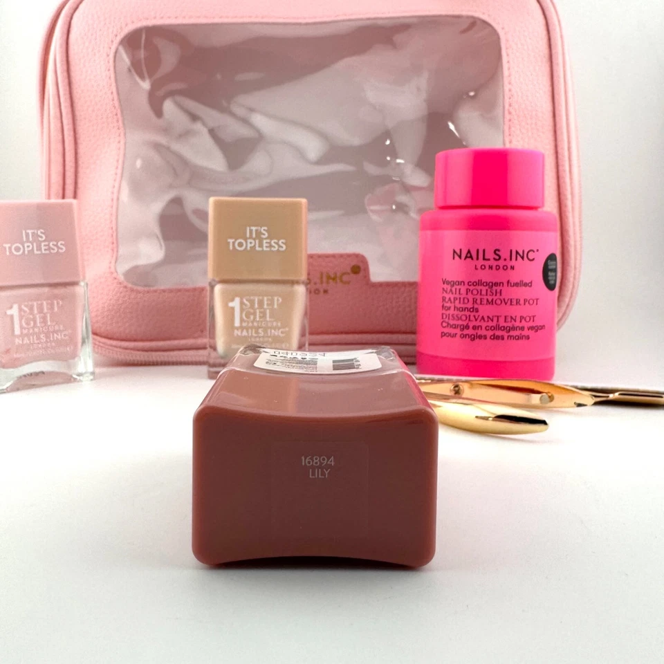 Nails.INC "It's Topless" Juego de manicura de 7 piezas con bolsa Foto 3 de 4