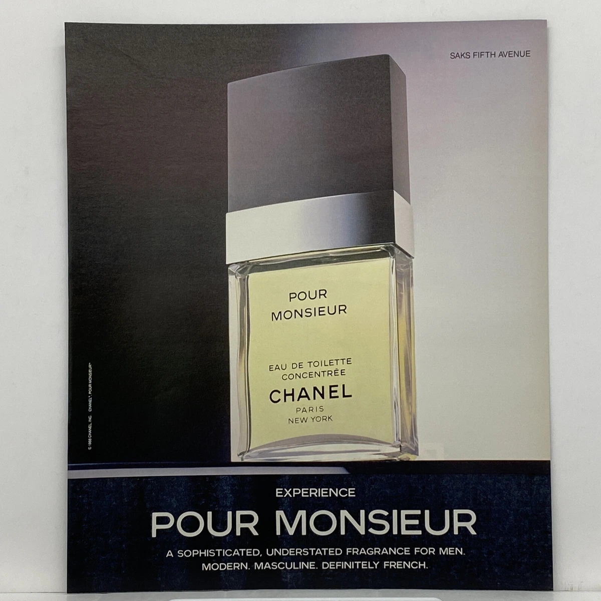 Pour Monsieur / A Gentleman's Cologne / For Men by Chanel (Eau de