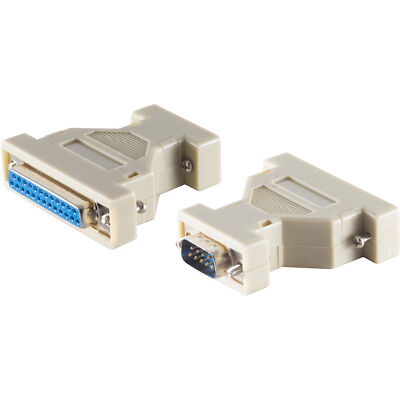 SUB-D Adapter 25 Pin Buchse auf 9 Pin Stecker Kupplung 9 Polig 25 Polig RS232