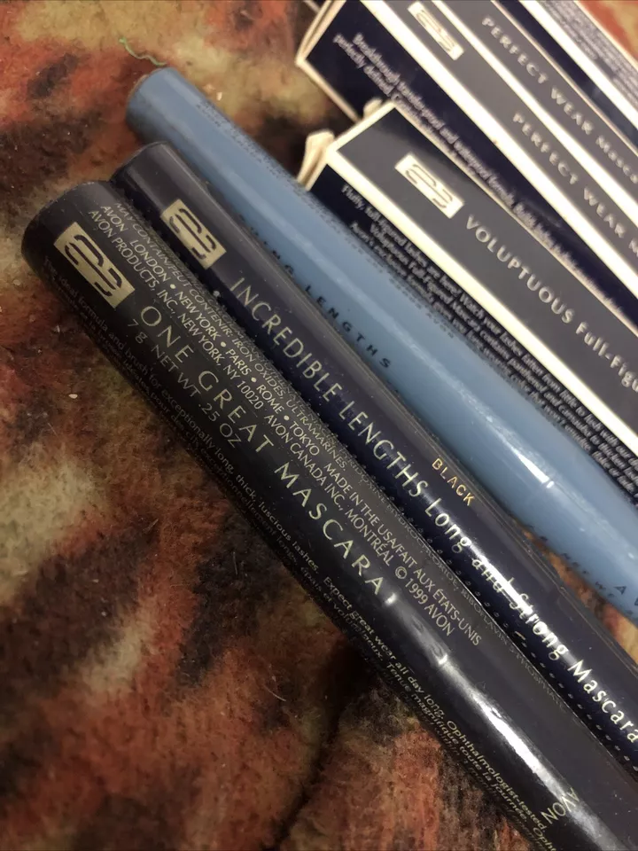 Avon Perfect Mascara Black 8 Pc Lot Hydro Liner Liquid Gel Voluptuous - Image 2 of 4