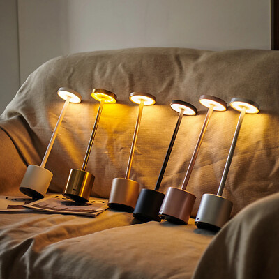Dimmable Touch Sensor Table Lamp USB Recharging Bedside Lamp for Home Bedroom