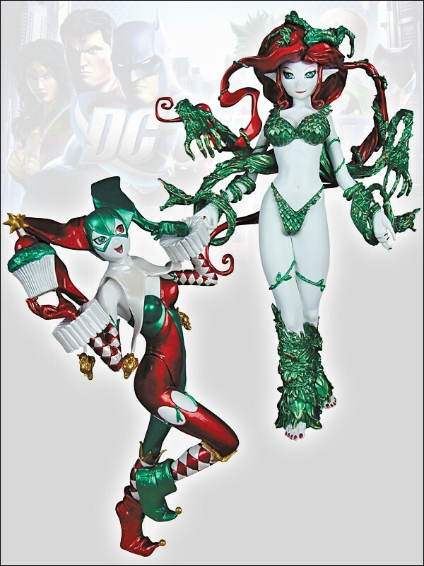 Ame-Comi Harley Quinn & Poison Ivy Holiday Variant 2-Pack Figure