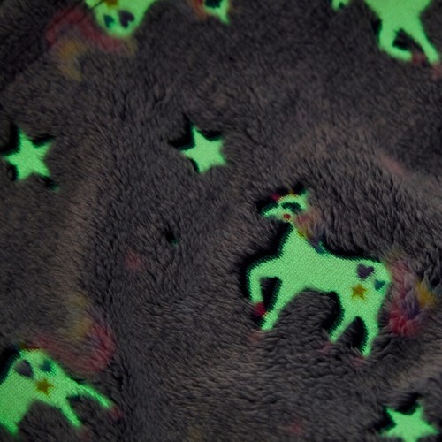 Vestido Onezi Brillow In The Dark Girls Unicornio 1Onesie Vestido Manta Peluche Vellocino  - Imagen 11 de 29