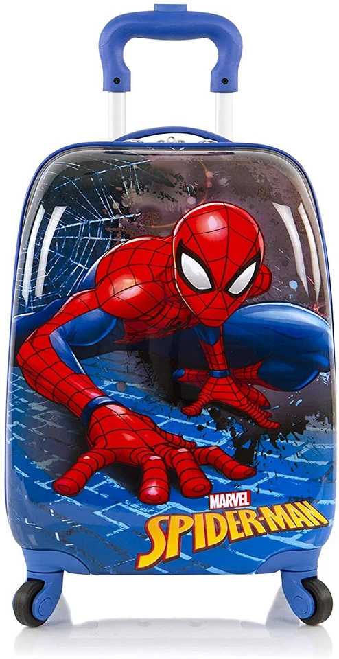 Maleta rígida con ruedas Marvel Spiderman para niños 18" Foto 2 de 4