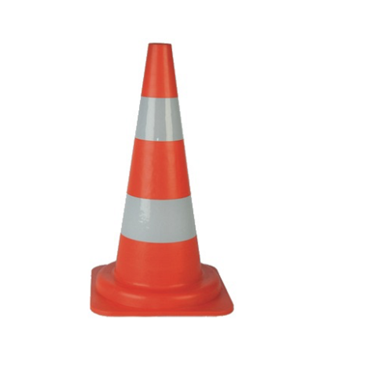 10 Coni Segnaletici ECD Germany 50cm - Arancione E Bianco Con Strisce Riflettenti - Foto 8