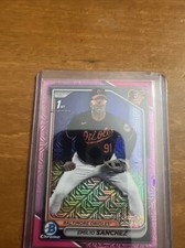 2024 Bowman Chrome Emilio Sanchez Prospects Fuchsia Shimmer Refractor #85/199