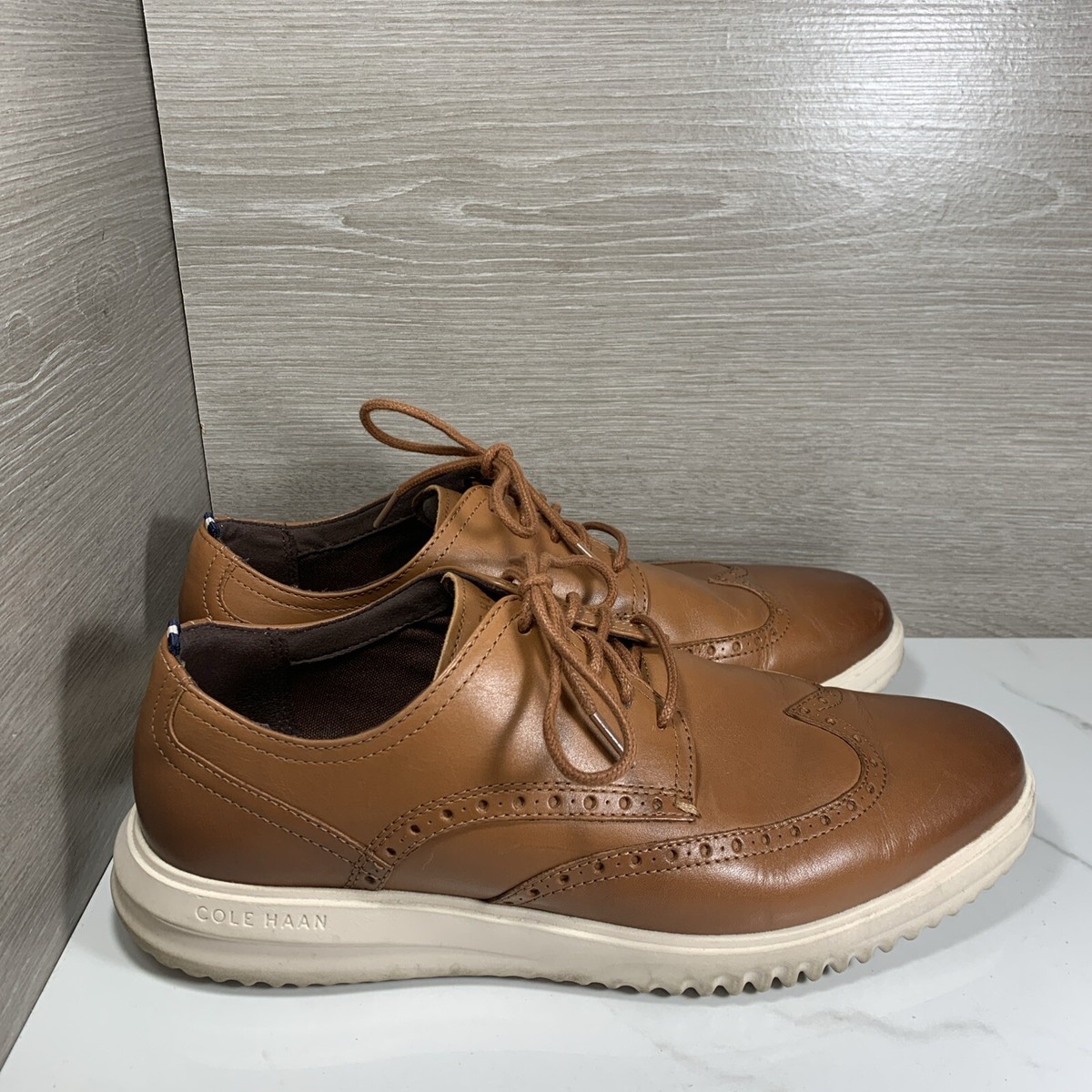 Cole Haan Grand Plus Wingtip Oxford Size Men’s 11.5 M Brown Leather Shoes C36939 Cole Haan Shoes Mens 11 M Brown Original Grand Wingtip  main image 2