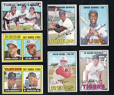 1967 TOPPS original BASEBALL CARDS-YOU Pick A PLAYER CHOICE 250 & UP