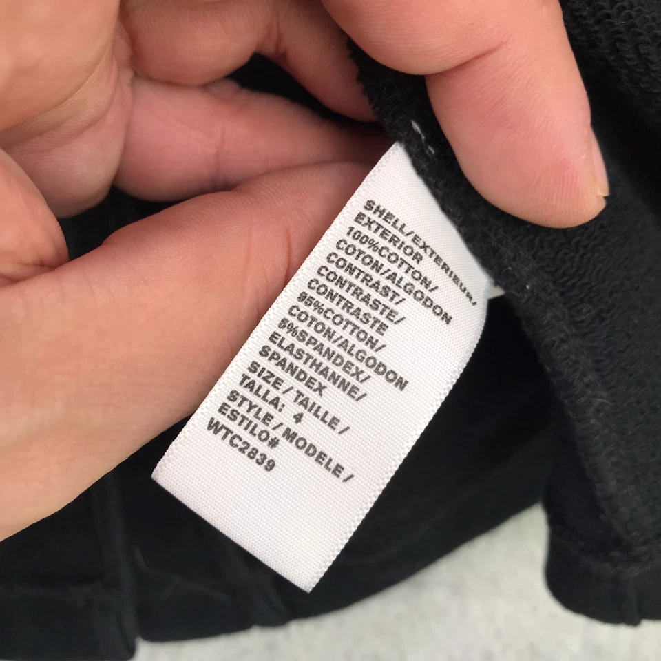 Abrigo polar militar estándar James Perse para mujer 4/XL negro chaqueta con botones Foto 2 de 4