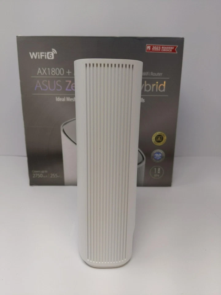 Asus Zenwifi Ax Hybrid Powerline Mesh Wifi 6 System (xp4) - Whole Home Coverage - Image 3 of 4