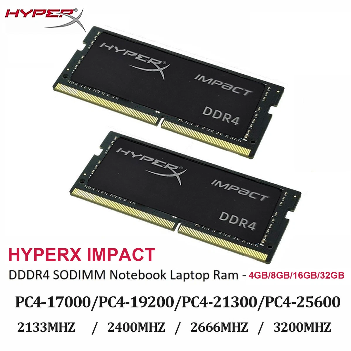 DDR4 SDRAM HyperX 32 GB Total Capacity Memory (RAM) for sale - eBay