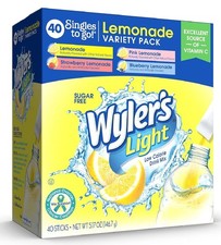 Wyler's Light Singles to Go Powder Packets Water Drink Mix Variety Pack