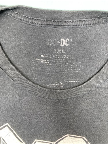 ACDC band t-shirt men's 3xl back in black - Imagen 2 de 5