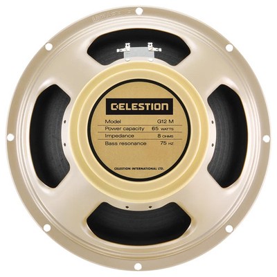 Speaker, Celestion, 12'', G12M-65 Creamback, 65W, Impedance: 8 Ω