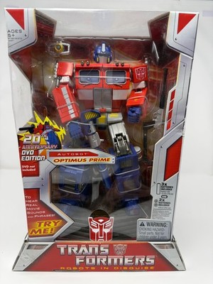 トランスフォーマー　20th DVDエディション オプティマスプライム　2006 Transformers 20th Anniversary Optimus Prime DVD Edition Figure w