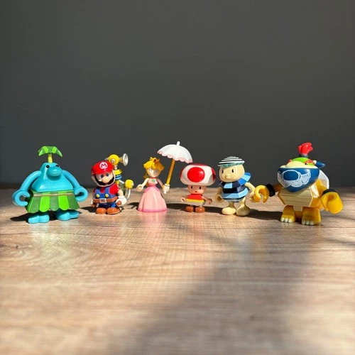 Super Mario Sunshine Kubrick Figures Collection Yujin Nintendo 2002 set