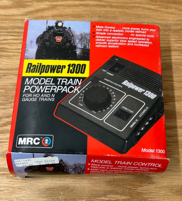 #ad #ad MRC Railpower 1300 Model Train Power Pack N and HO Scale UNTESTED $22.99