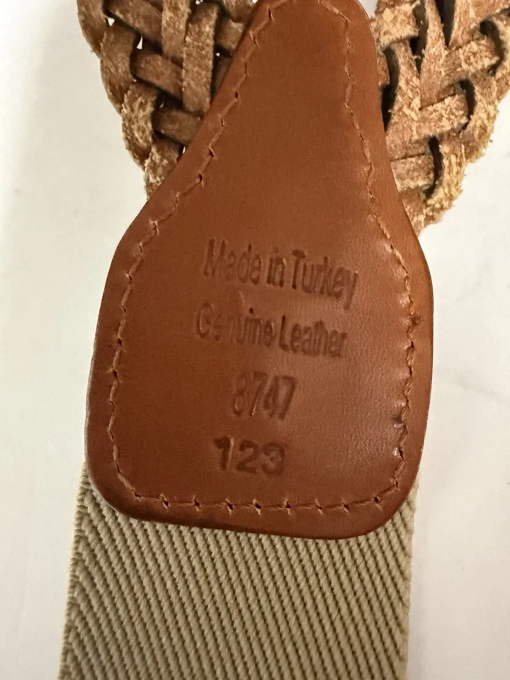 Men’s Suspenders Button On,  Genuine Leather Made In Turkey Pre-owned Good - Image 3 of 4