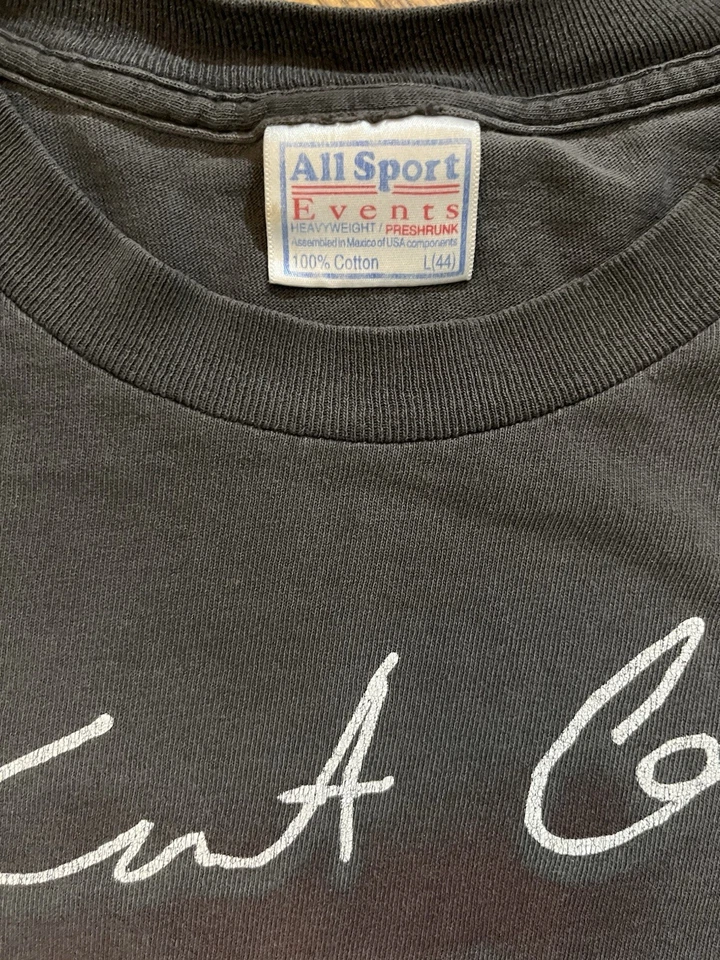 Vintage 90s Nirvana Kurt Cobain MTV Unplugged T-Shirt Single Stitch Size L  - Image 2 of 4