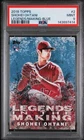 Shohei Ohtani 2018 Topps #LITM-2 Legends in the Making Blue Rookie PSA 9