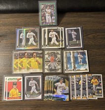 Athletics Jacob Wilson 25 card RC lot W Green Archives /99 and Parallels