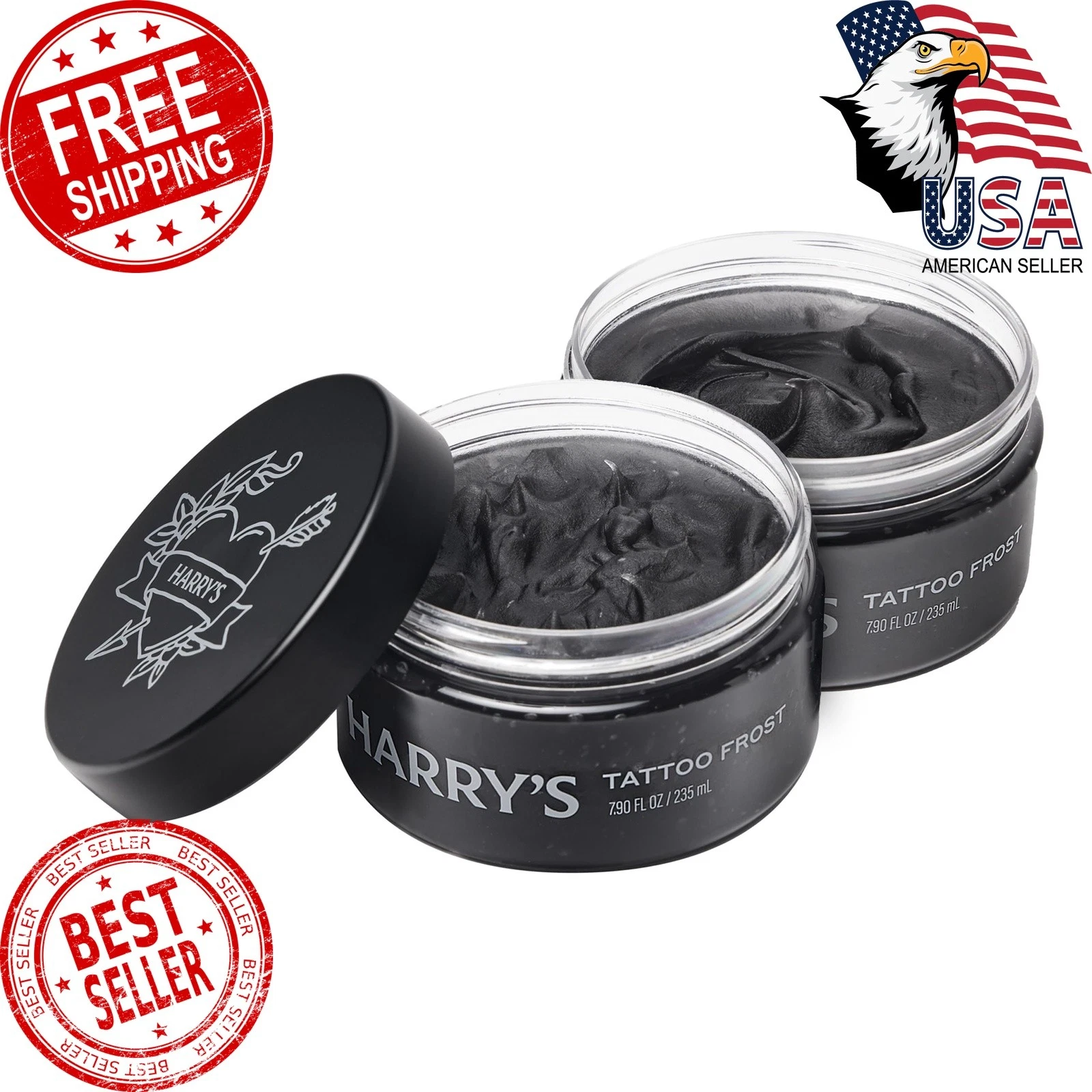 Harry’s Tattoo Frost - Tattoo Aftercare Gel - 2 Pack - product detail image 1