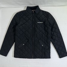 Brooks  Brothers Diamond Quilted Full Zip Jacket Size M Business Preppy Luxury