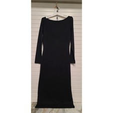 Wild Fable Womens Black Long Sleeve Long Dress Size XXS NWT