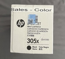HP 305X Black Toner Cartridge CE410XD CE410X High Yield   Genuine OEM   2 Pack