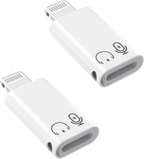 2Pack Lightning Male to USB C Female Charging Adapter,[MFi Certified] Type C Cha