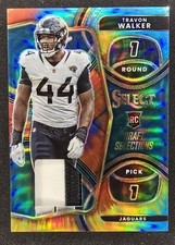 2022 Select - Draft Selections Memorabilia Tie-Dye Prizm Travon Walker /25