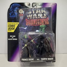Star Wars Shadows of The Empire Prince Xizor vs Darth Vader 1996 Kenner New