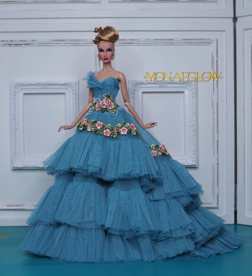 Handmade Outfit for Fashion Royalty,Fr2,Barbie model muse doll by Monaeglow - Image 2 of 4