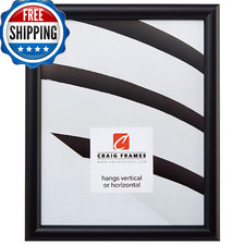 Craig Frames fw2bk1824AAC 0.765-Inch Wide Picture/Poster Frame in Smooth Finish,