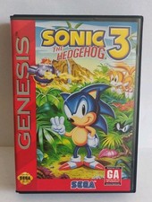 (Authentic, Tested) Sonic the Hedgehog 3 for Sega Genesis - 1994, No Manual