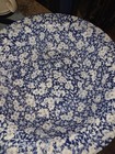 VTG Victoria Ware Ironstone Pitcher & Basin Bowl Flow Blue Calico 12" LARGE — photo 3