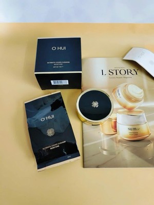 O HUI Ultimate Cover Cushion Moisture 15g + Refill 15g SPF50+ PA+++ K-Beauty