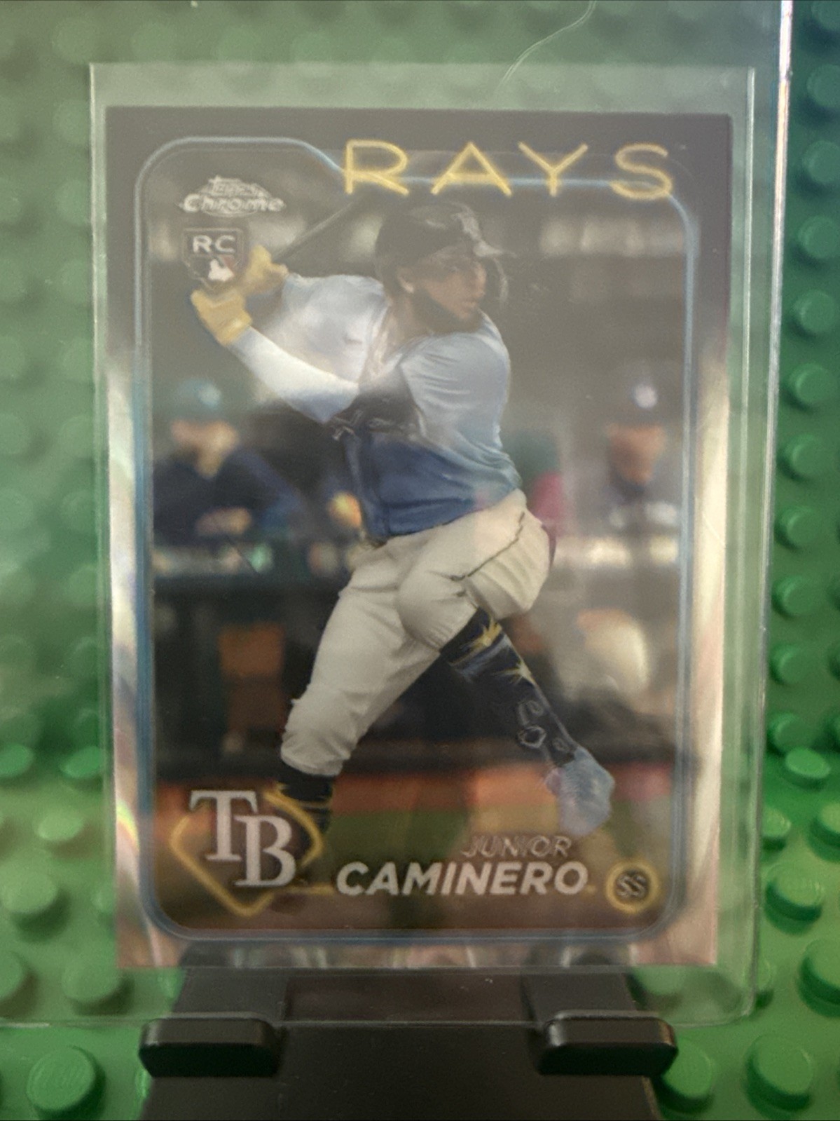 2024 Topps Chrome - Junior Caminero #213 RayWave Refractor (RC)