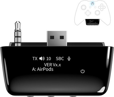 Bluetooth 5.2 Wireless Audio Adapter for Xbox One, Xbox Series X|S
