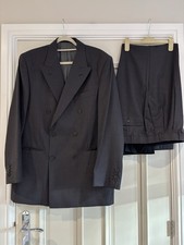 Marks And Spencer’s Men’s Grey Italian 100%Pure New Wool Suit Set,Size 42&36