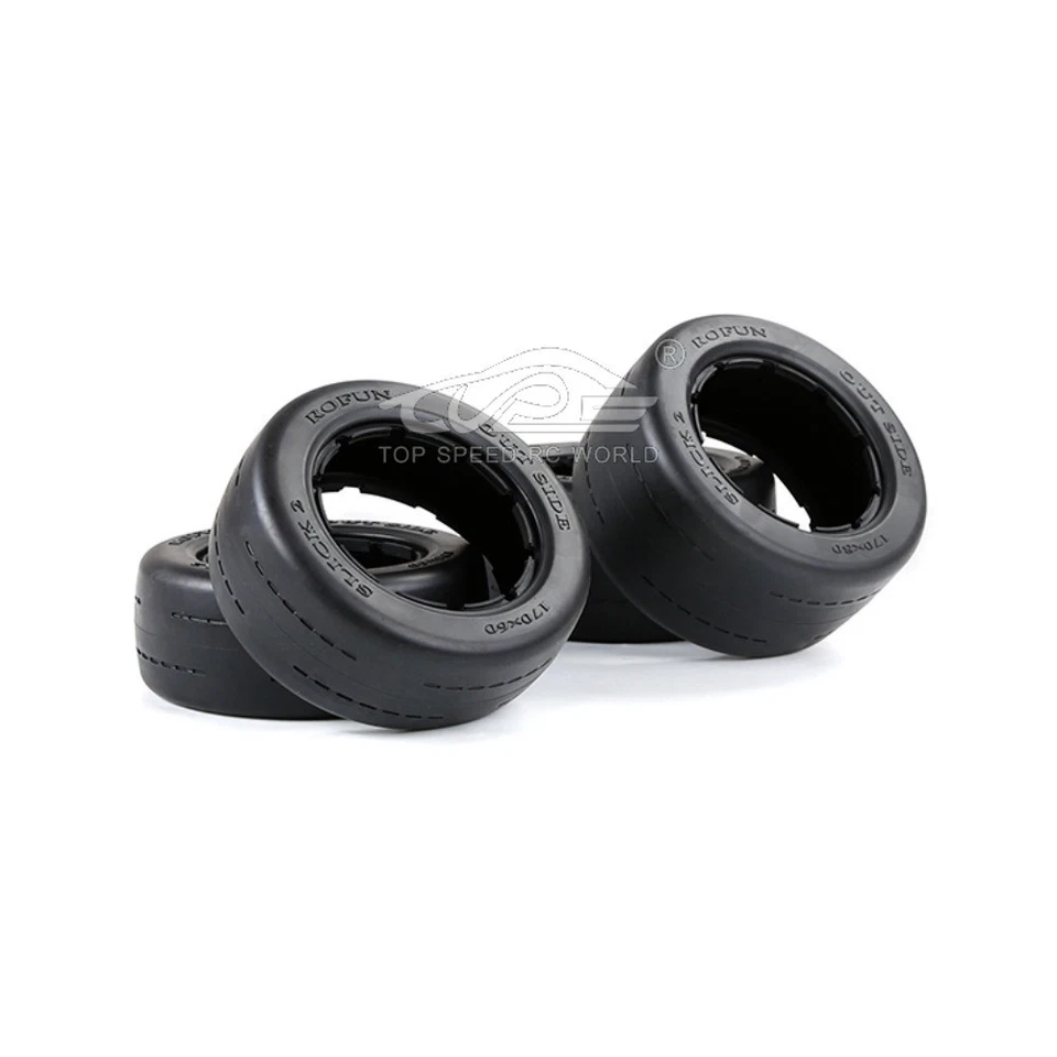 2 Generation Glatzereifen Reifen Haut für 1/5 HPI Baja RV KM 5B rc Autoteile - Bild 3 von 4