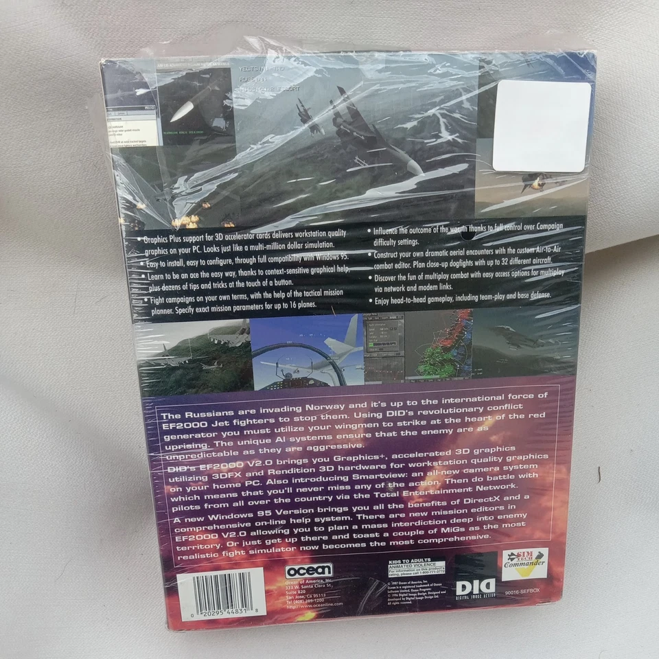 EF 2000 V 2.0 / Euro Fighter - US Big Box Edition + Guide PC NEW & SEALED - Image 4 of 4