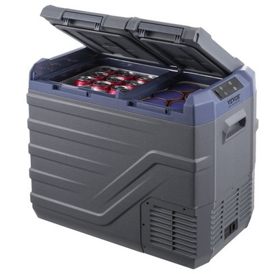 Compressor Car Refrigerator 40L, Dual Zone, -4 68°F, 12V/24V/AC Use