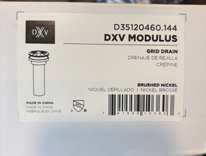 DXV Modulus Grid Drain D35120460.144 Brushed Nickel